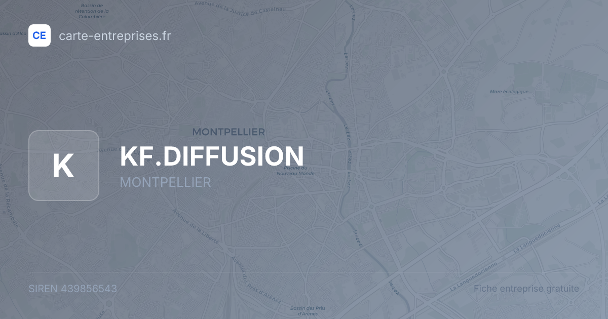 KF.DIFFUSION — 439856543 — fiche entreprise