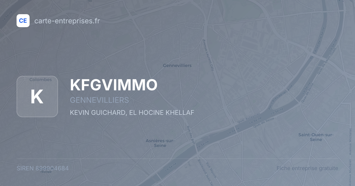 KFGVIMMO — 899904684 — fiche entreprise