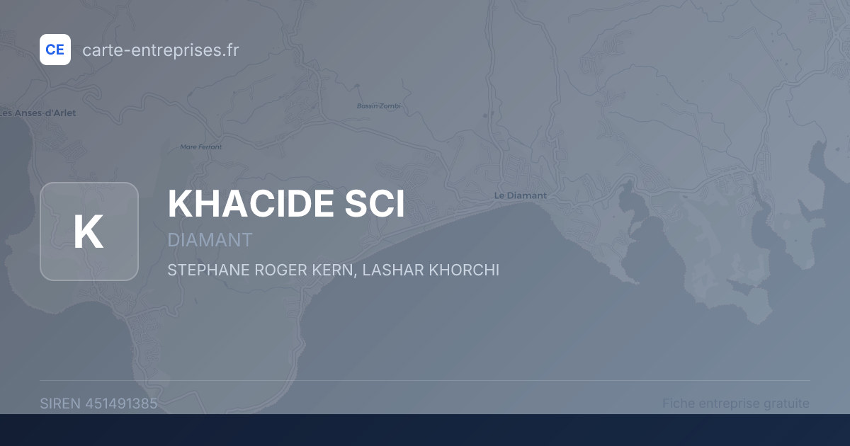 KHACIDE SCI — 451491385 — fiche entreprise