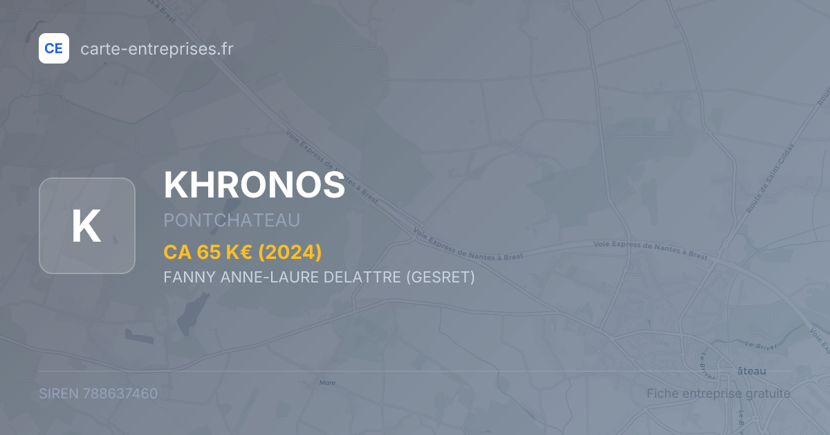 KHRONOS — 788637460 — fiche entreprise