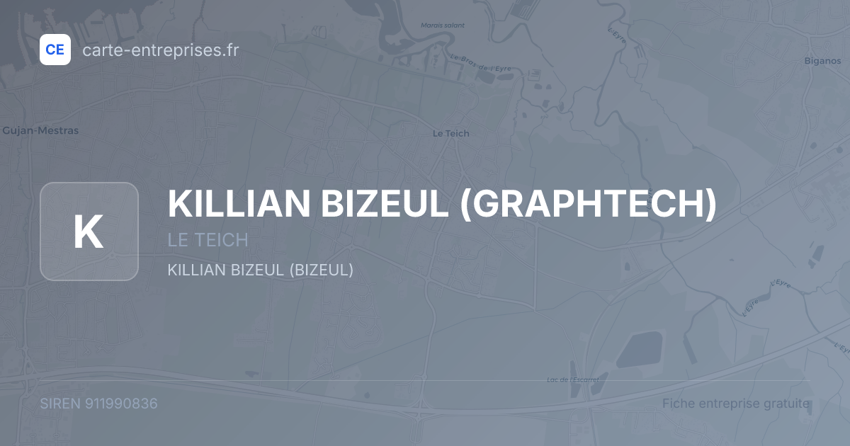 KILLIAN BIZEUL (GRAPHTECH) — 911990836 — fiche entreprise