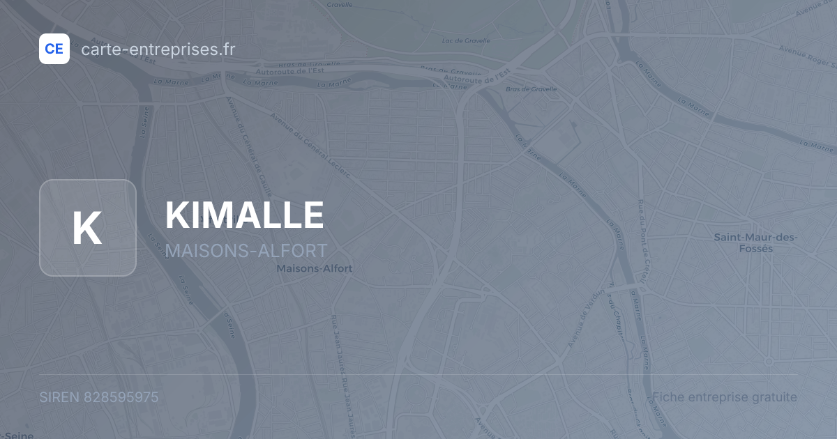 KIMALLE — 828595975 — fiche entreprise