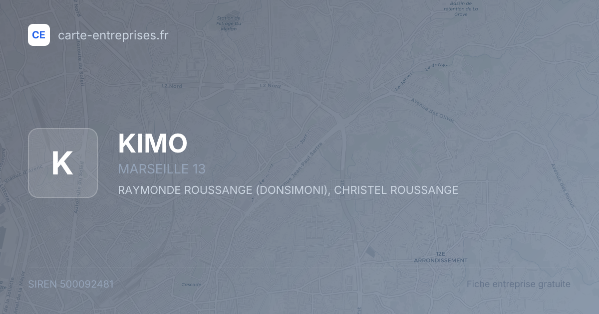 KIMO — 500092481 — fiche entreprise