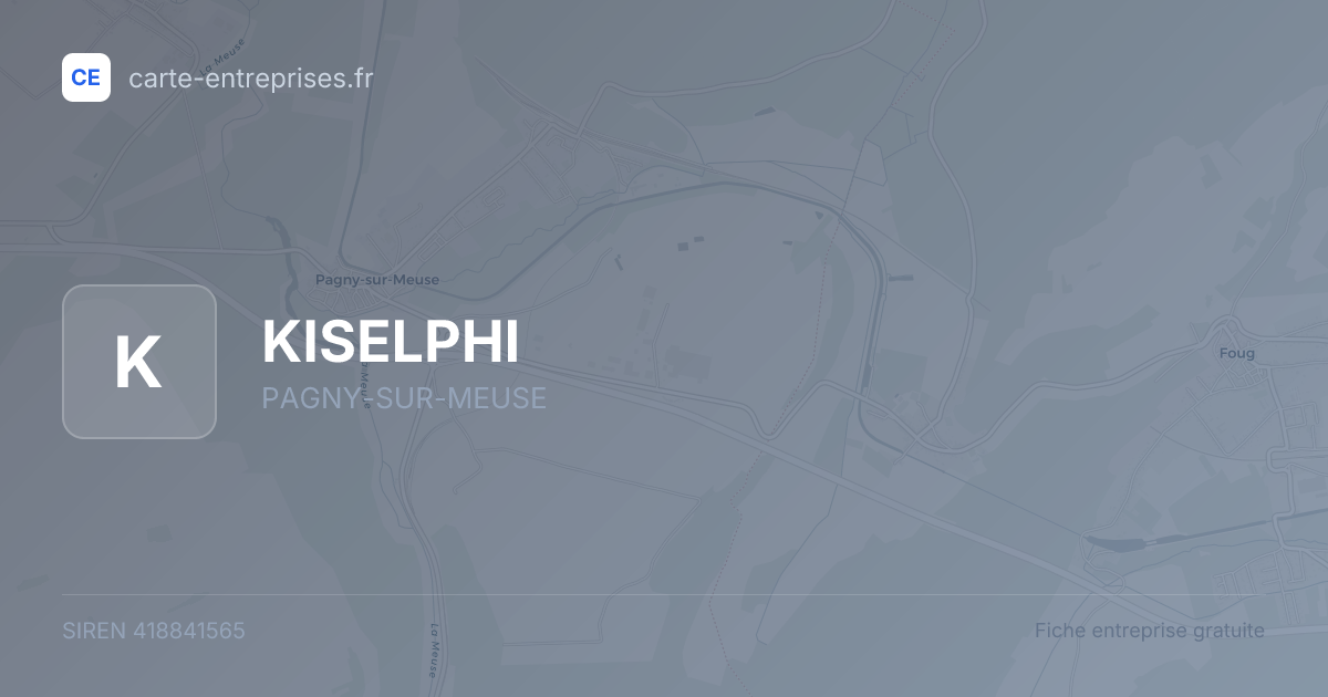 KISELPHI — 418841565 — fiche entreprise