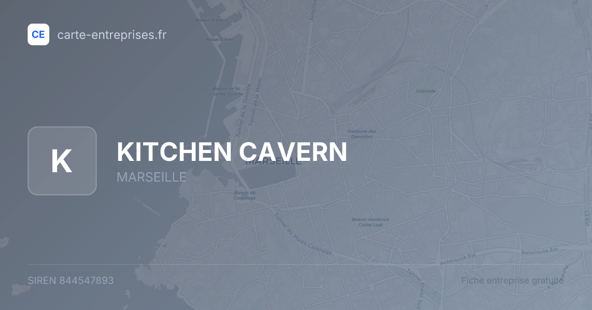 KITCHEN CAVERN — 844547893 — fiche entreprise