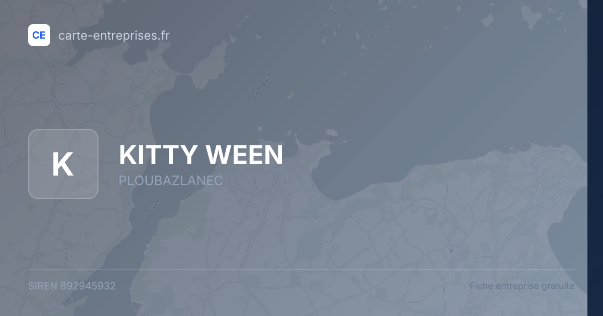 KITTY WEEN — 892945932 — fiche entreprise