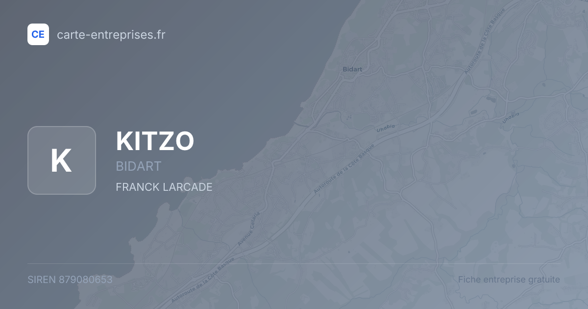 KITZO — 879080653 — fiche entreprise