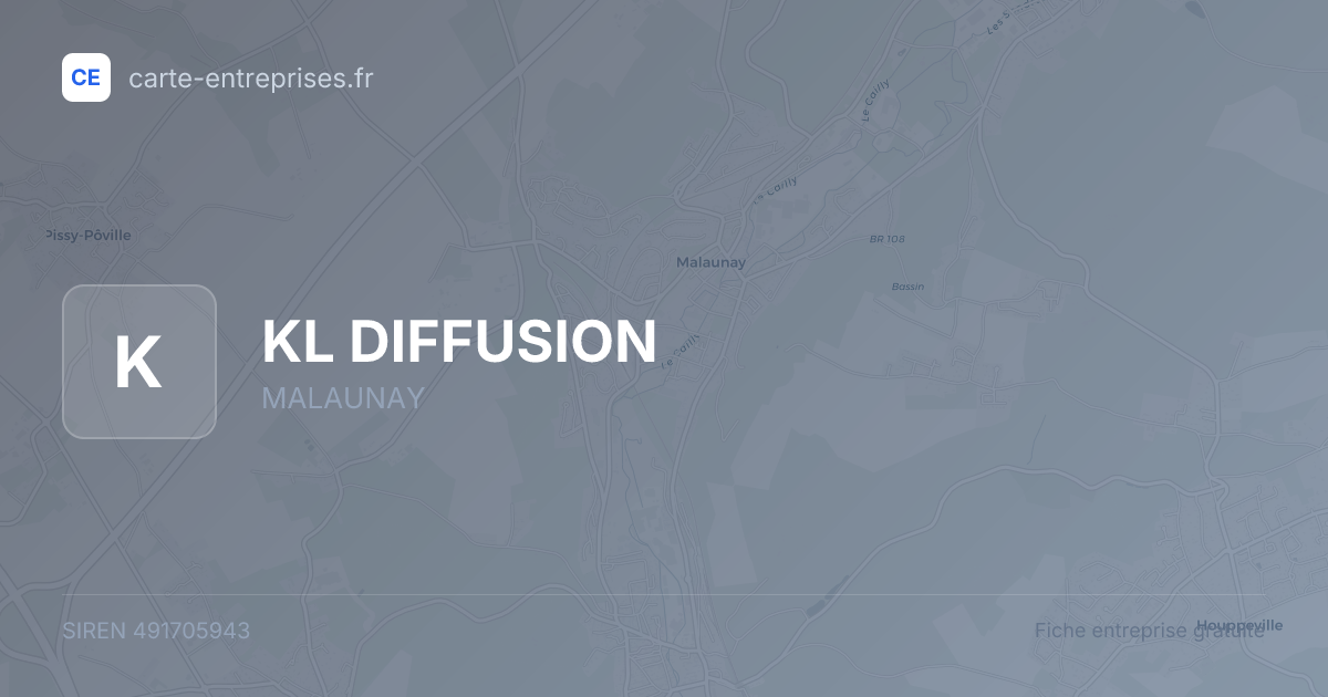 KL DIFFUSION — 491705943 — fiche entreprise