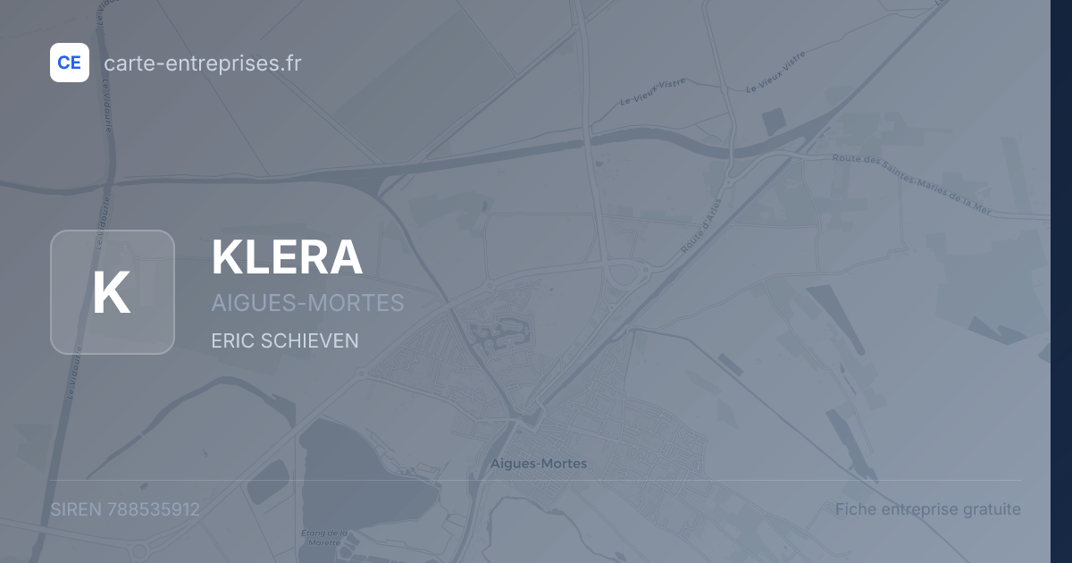 KLERA — 788535912 — fiche entreprise