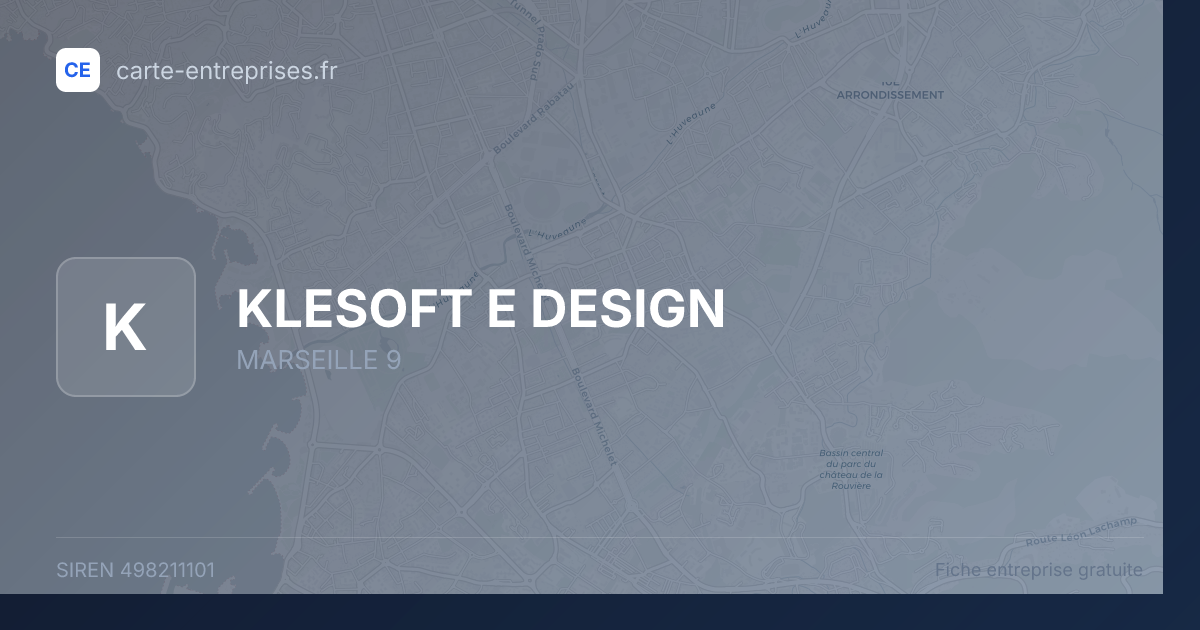 KLESOFT E  DESIGN — 498211101 — fiche entreprise