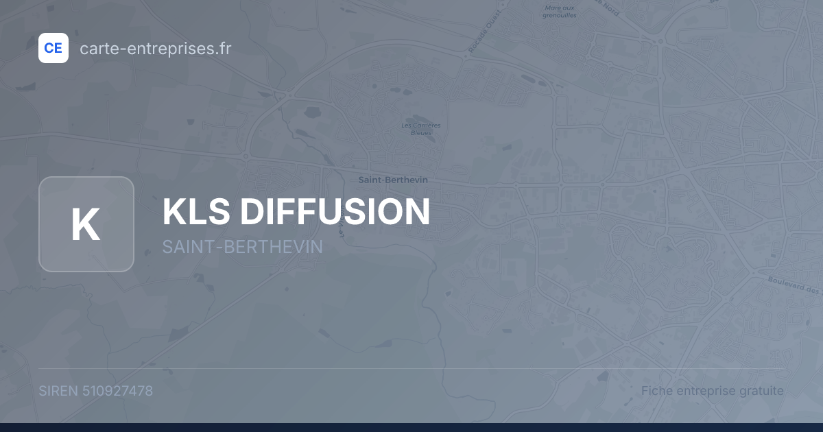 KLS DIFFUSION — 510927478 — fiche entreprise