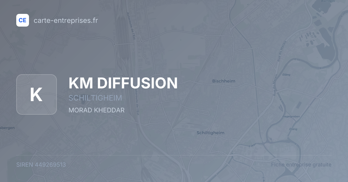 KM DIFFUSION — 449269513 — fiche entreprise