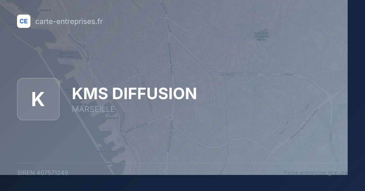 KMS DIFFUSION — 407571249 — fiche entreprise