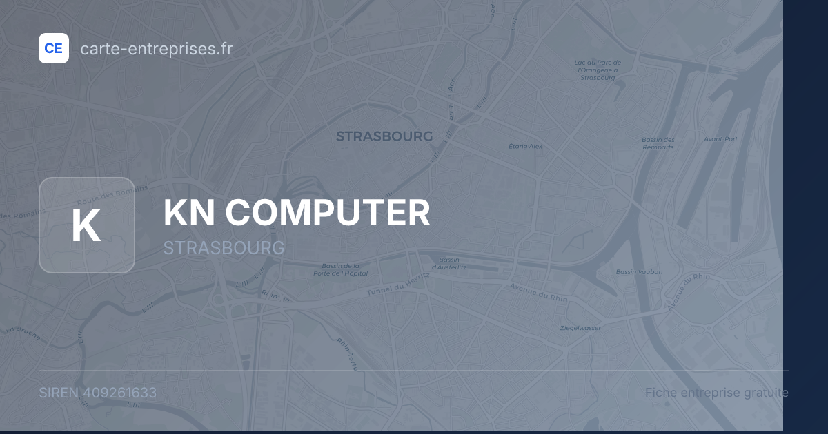 KN COMPUTER — 409261633 — fiche entreprise