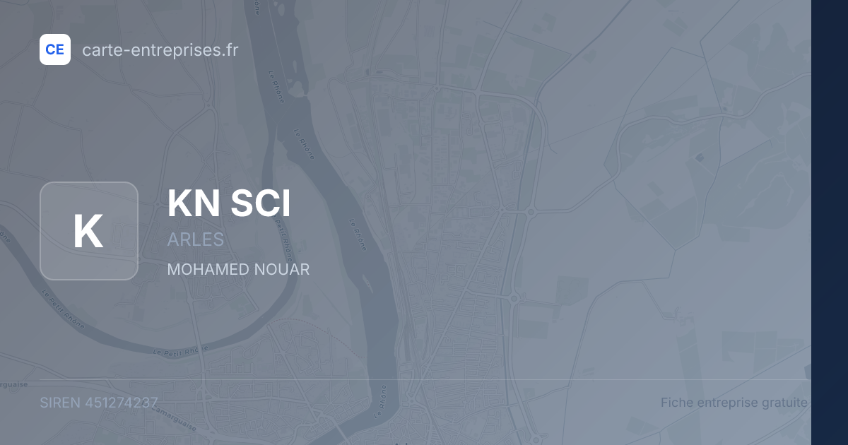 KN SCI — 451274237 — fiche entreprise