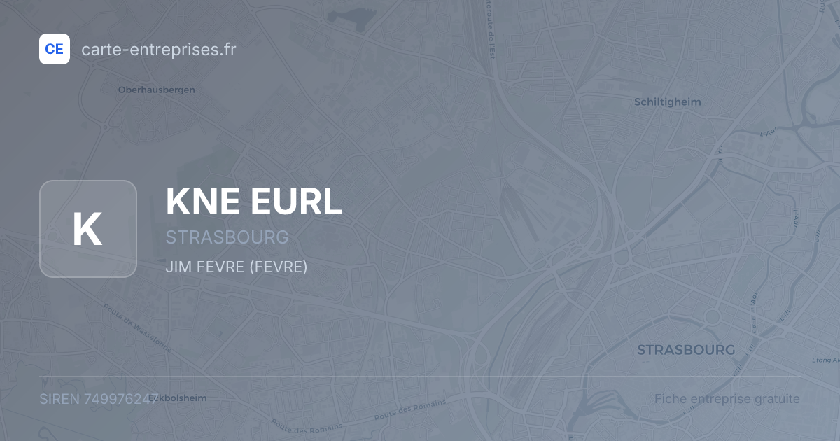 KNE EURL — 749976247 — fiche entreprise