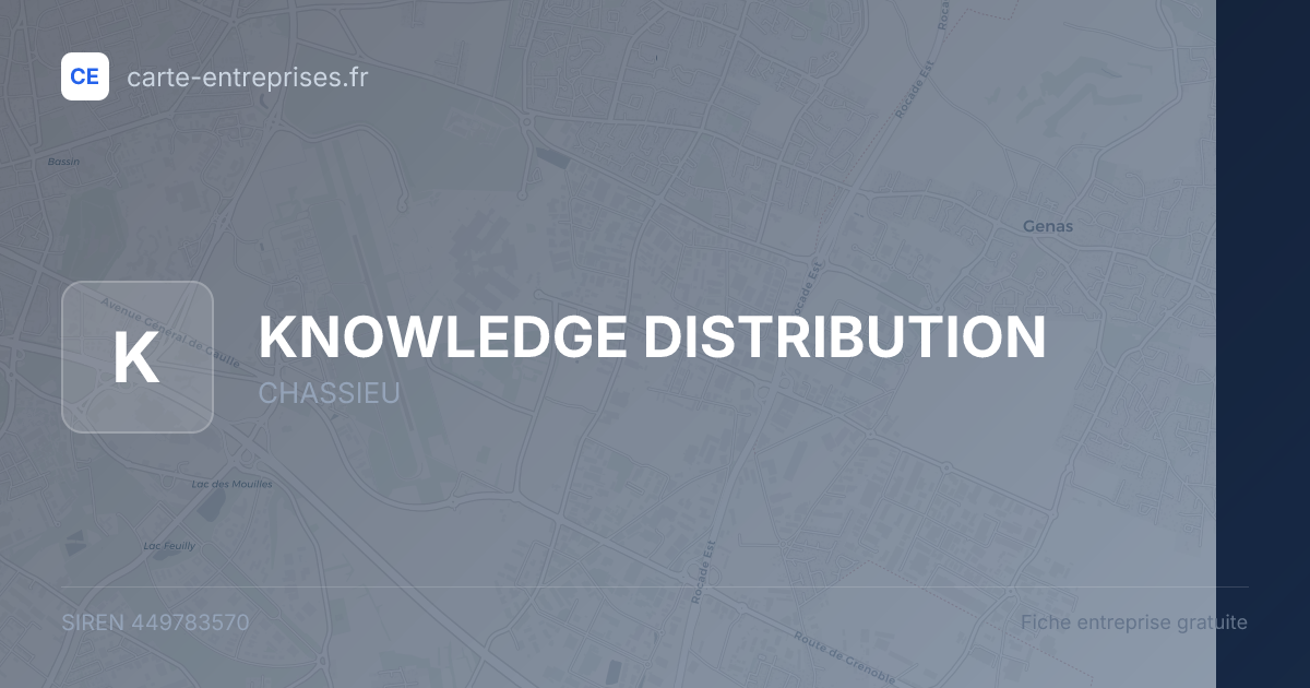 KNOWLEDGE DISTRIBUTION — 449783570 — fiche entreprise