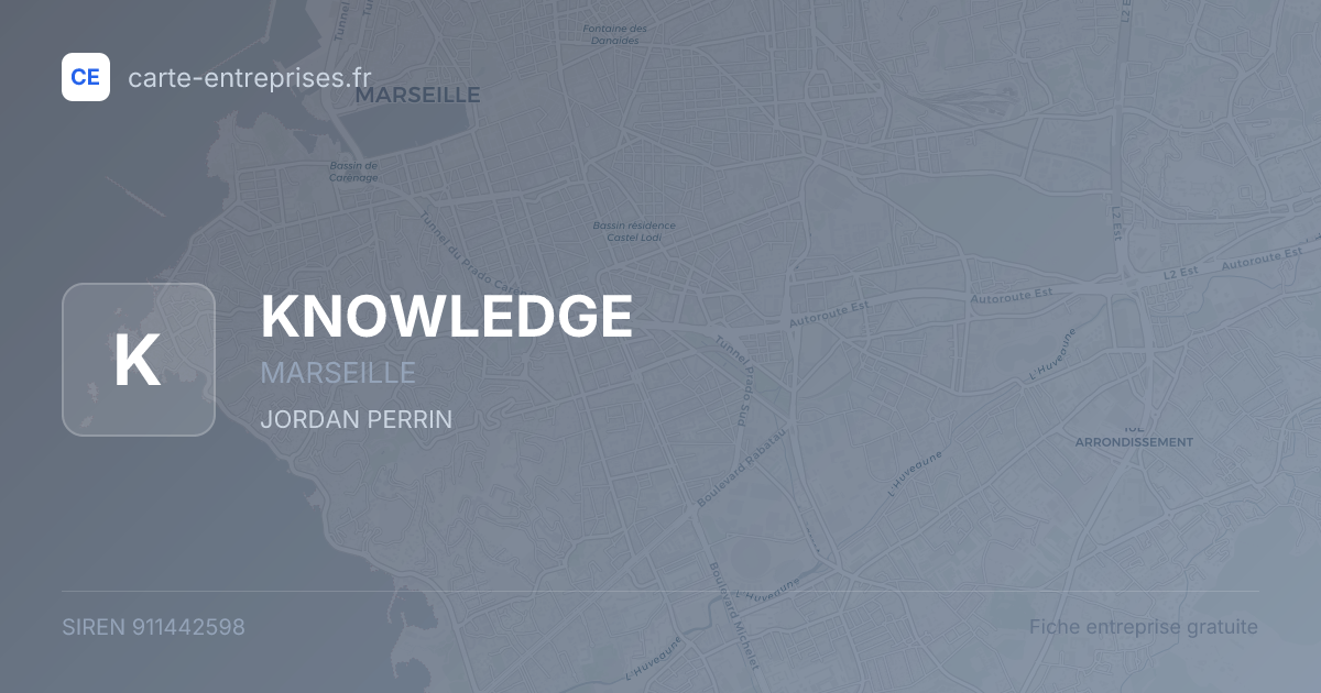 KNOWLEDGE — 911442598 — fiche entreprise