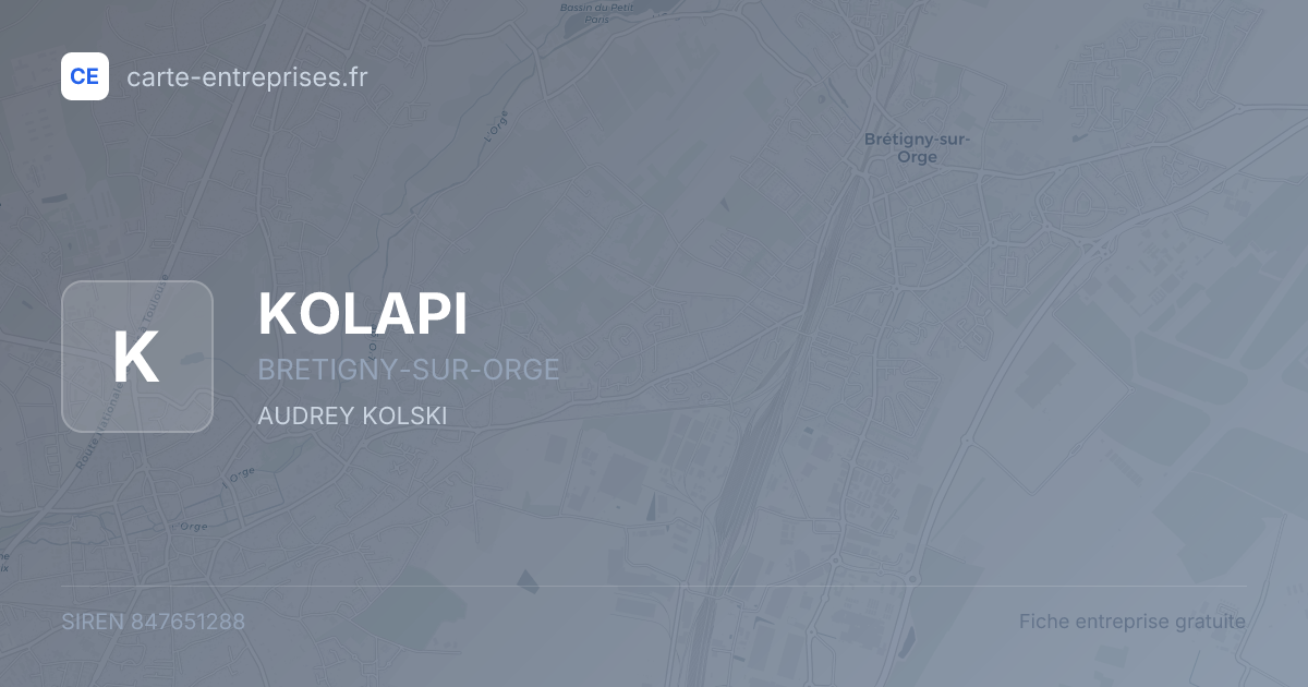 KOLAPI — 847651288 — fiche entreprise