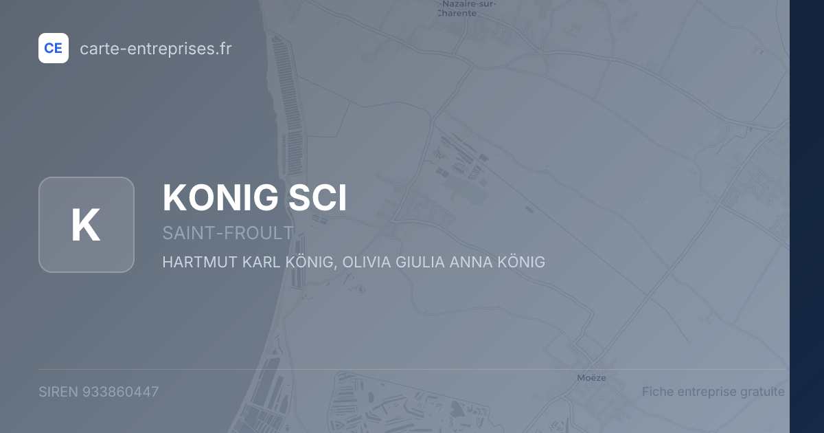 KONIG SCI — 933860447 — fiche entreprise