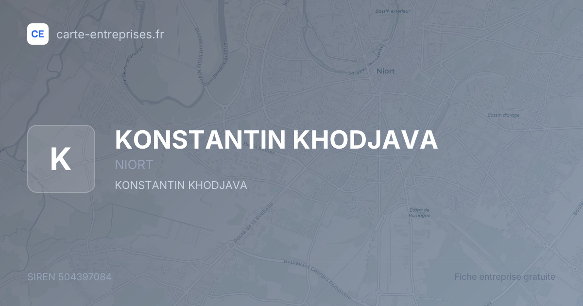 KONSTANTIN KHODJAVA — 504397084 — fiche entreprise
