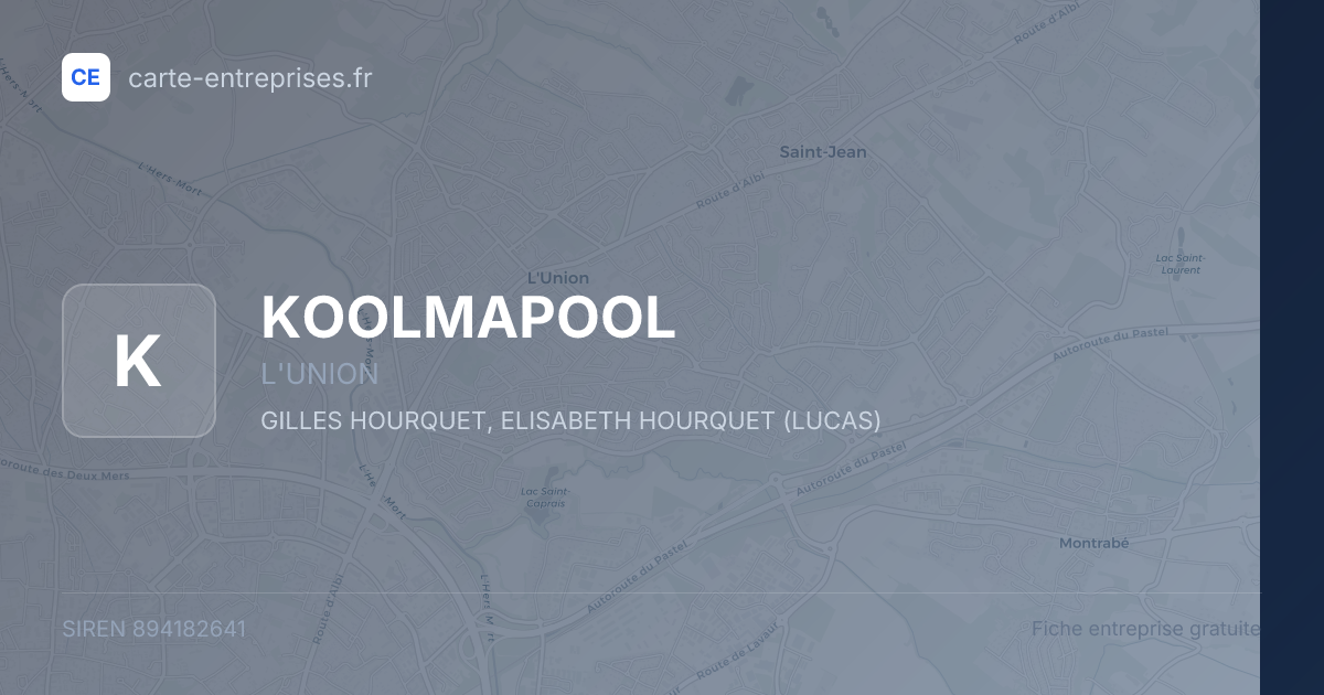 KOOLMAPOOL — 894182641 — fiche entreprise