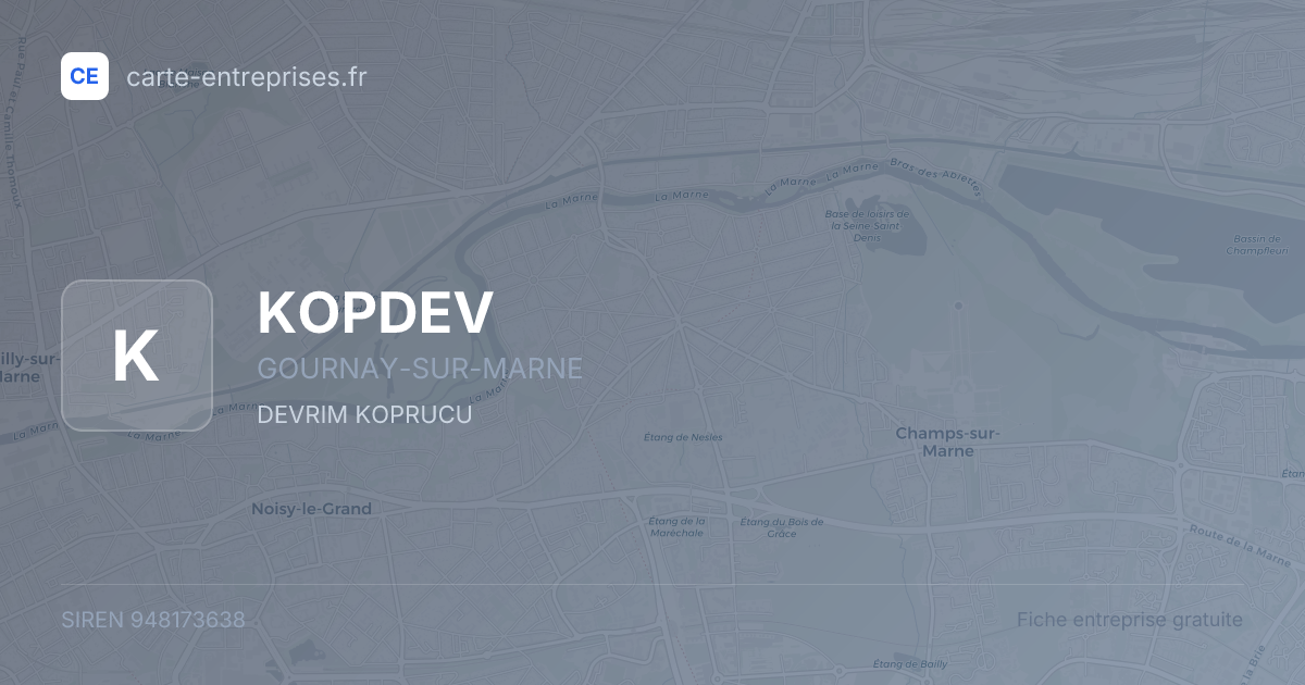 KOPDEV — 948173638 — fiche entreprise
