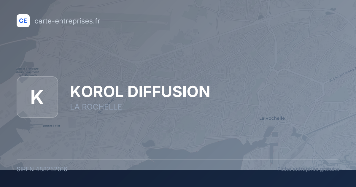 KOROL DIFFUSION — 488252016 — fiche entreprise