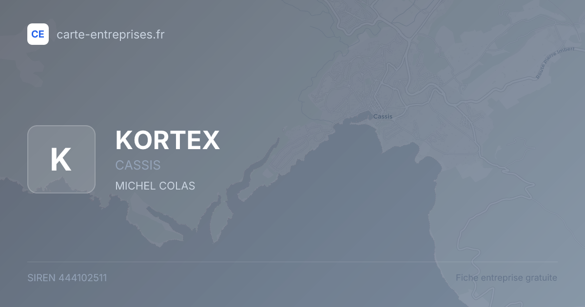 KORTEX — 444102511 — fiche entreprise