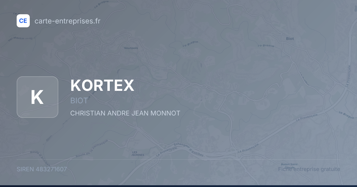 KORTEX — 483271607 — fiche entreprise