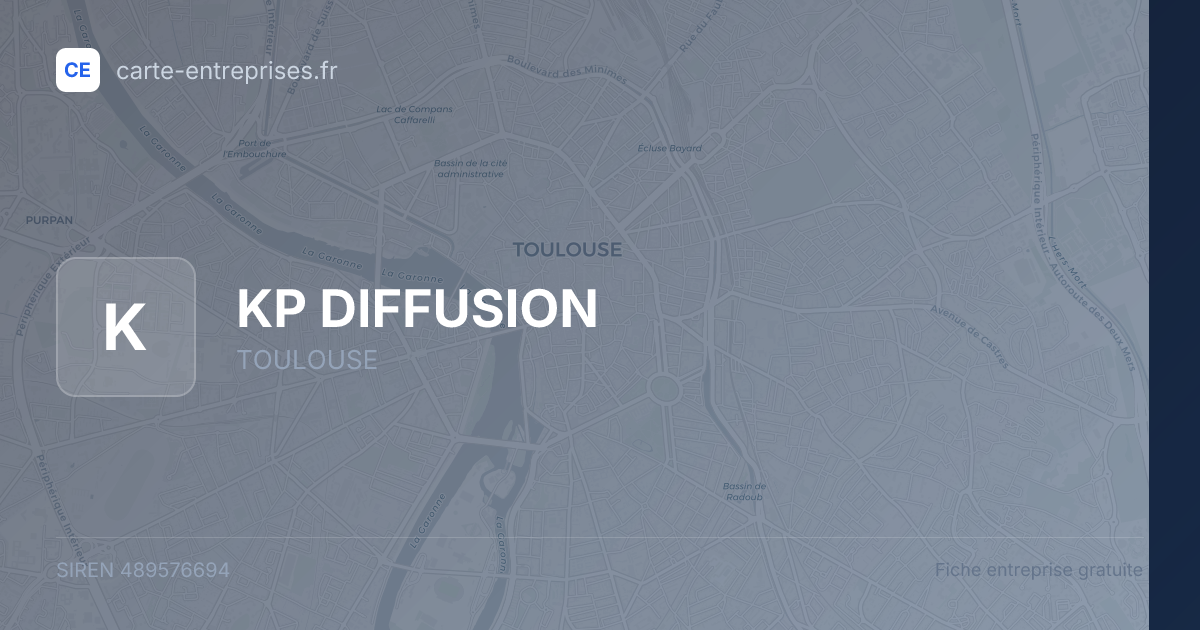 KP DIFFUSION — 489576694 — fiche entreprise