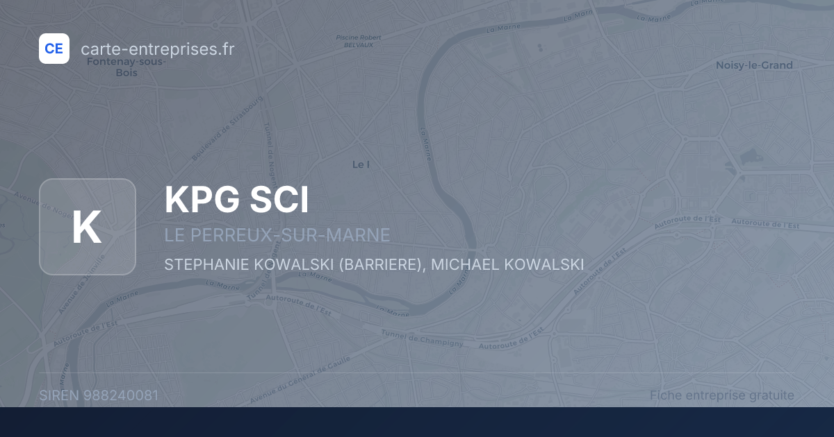 KPG SCI — 988240081 — fiche entreprise