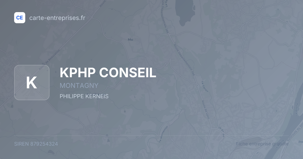 KPHP CONSEIL — 879254324 — fiche entreprise