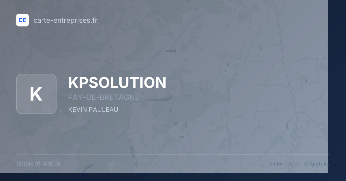 KPSOLUTION — 911416170 — fiche entreprise