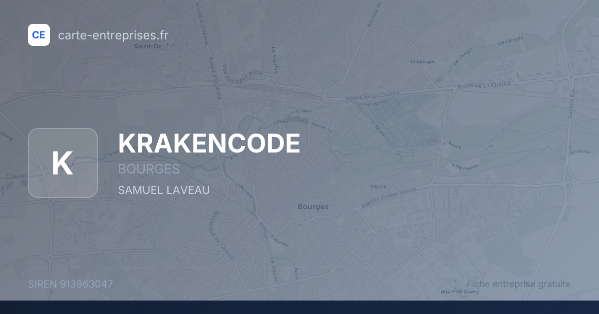 KRAKENCODE — 913963047 — fiche entreprise