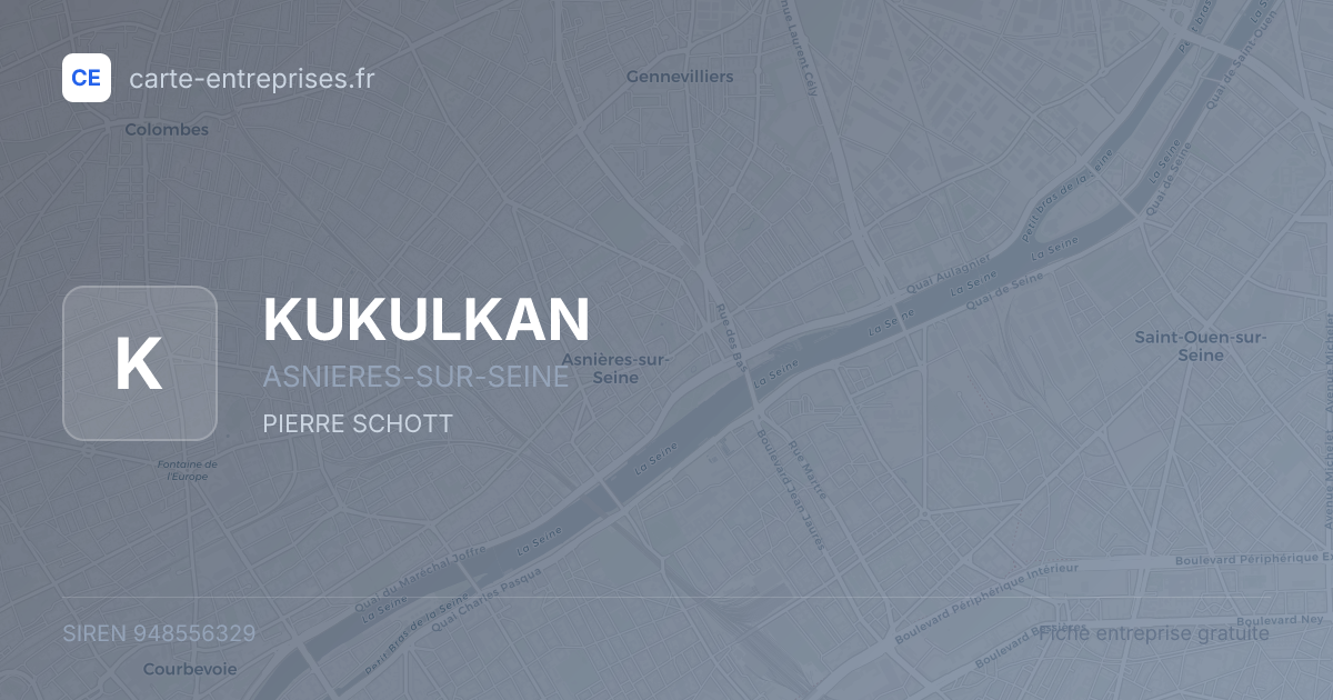 KUKULKAN — 948556329 — fiche entreprise