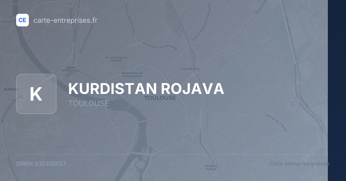 KURDISTAN ROJAVA — 935300657 — fiche entreprise