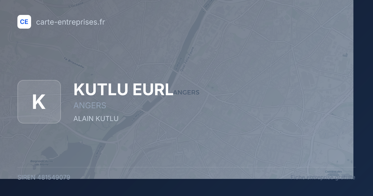 KUTLU EURL — 481549079 — fiche entreprise