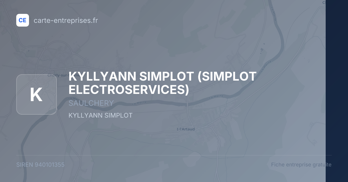 KYLLYANN SIMPLOT (SIMPLOT ELECTROSERVICES) — 940101355 — fiche entreprise