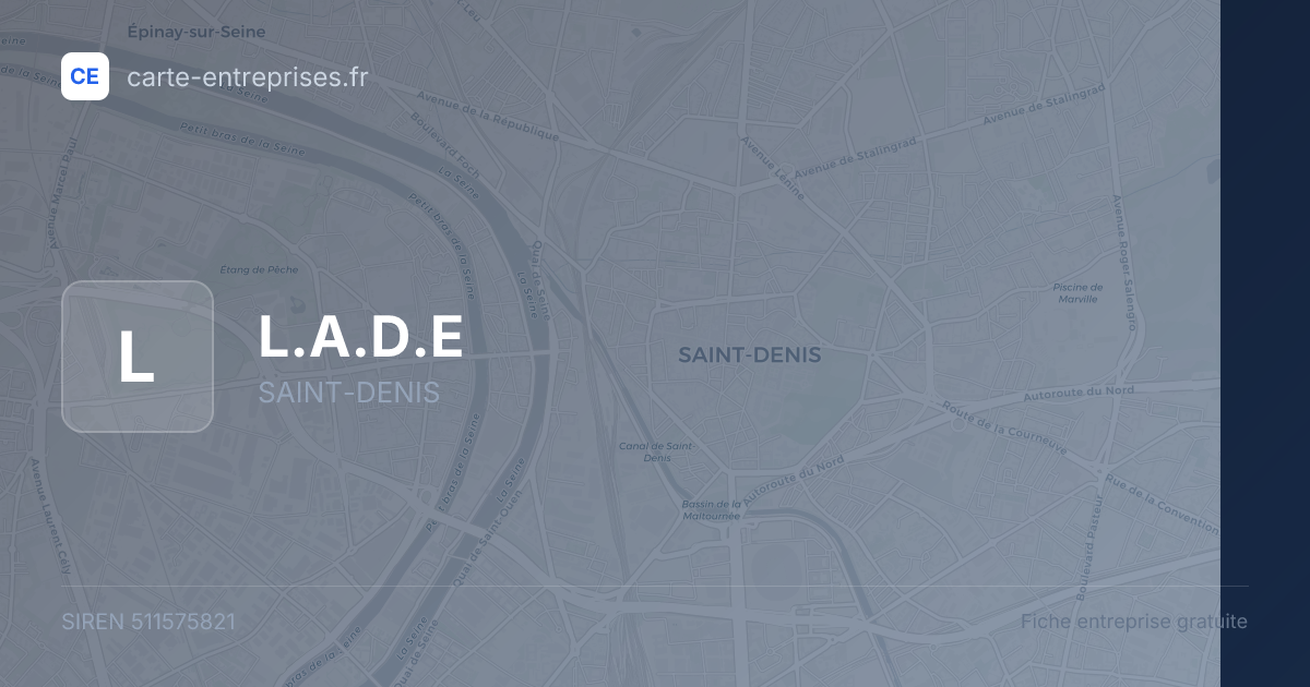 L.A.D.E — 511575821 — fiche entreprise