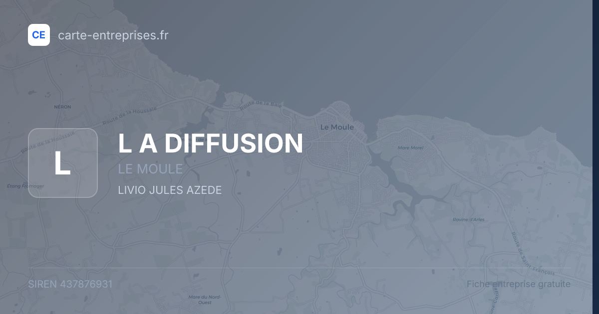 L A DIFFUSION — 437876931 — fiche entreprise