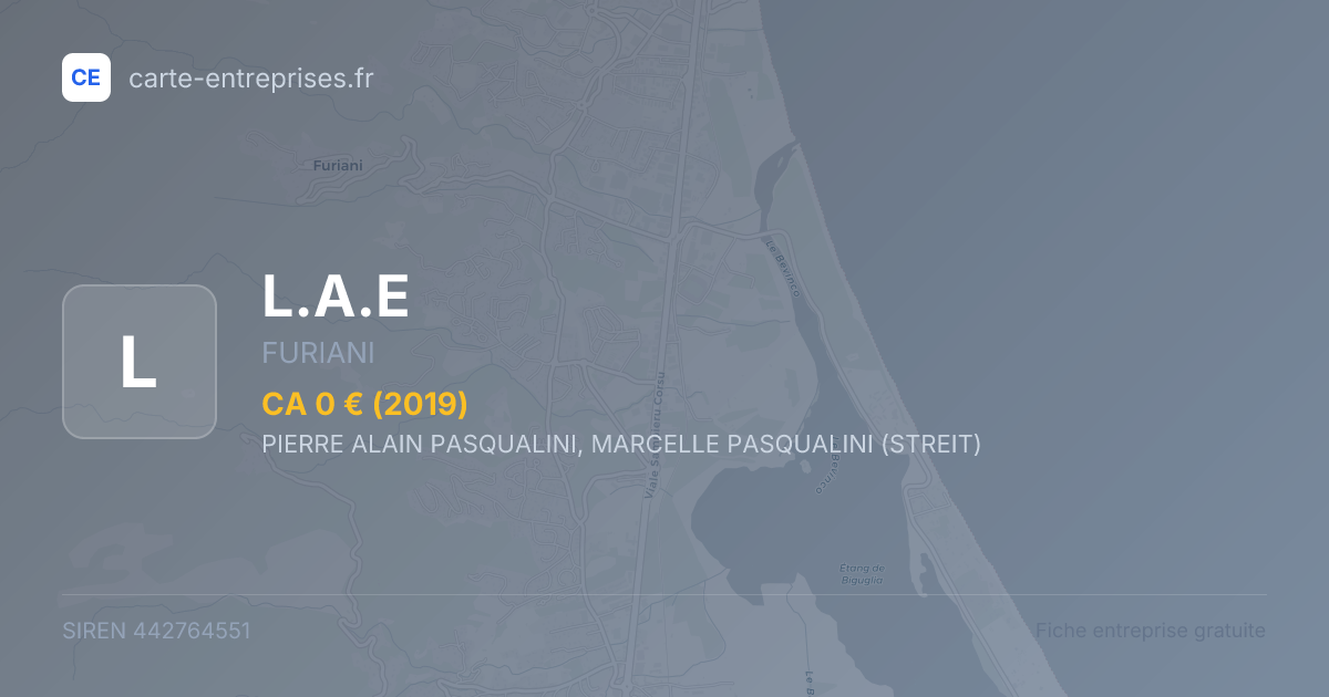 L.A.E — 442764551 — fiche entreprise