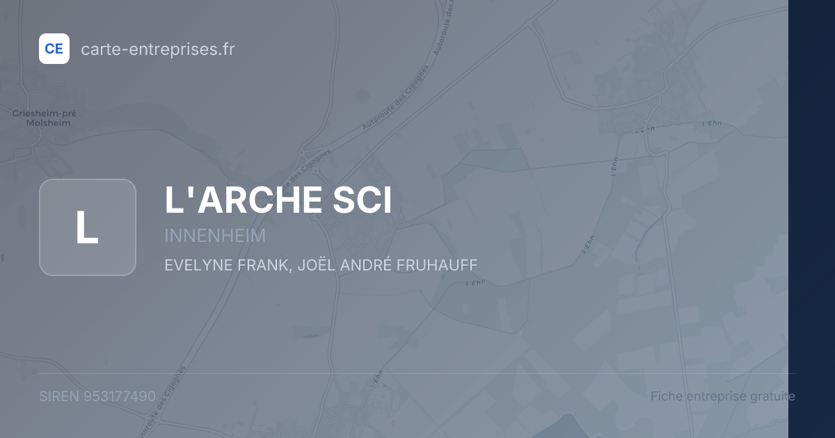 L'ARCHE SCI — 953177490 — fiche entreprise