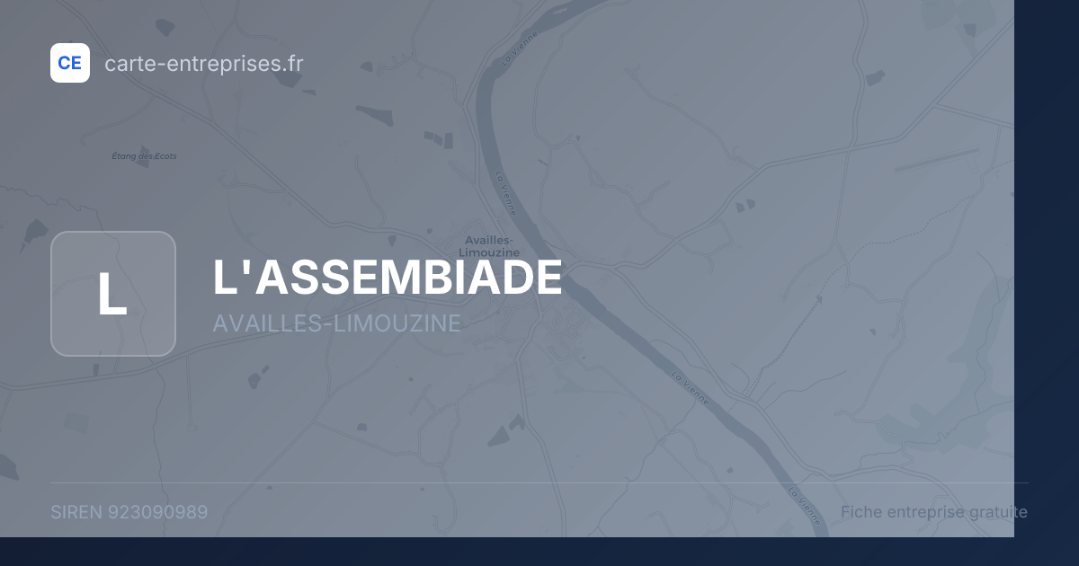 L'ASSEMBIADE — 923090989 — fiche entreprise