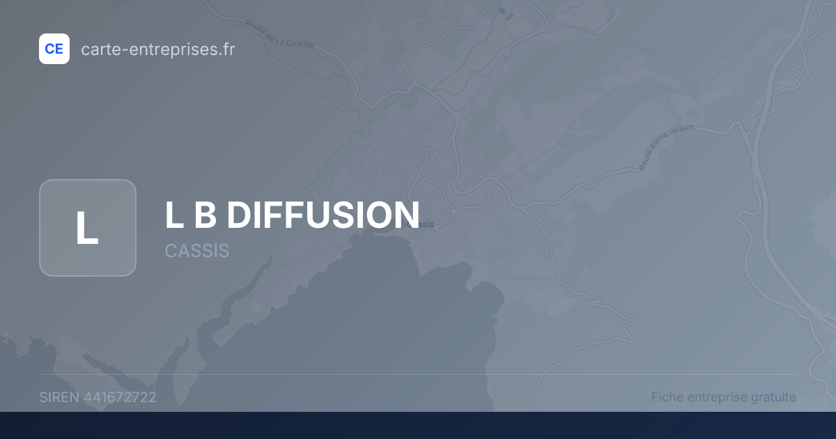 L B DIFFUSION — 441672722 — fiche entreprise