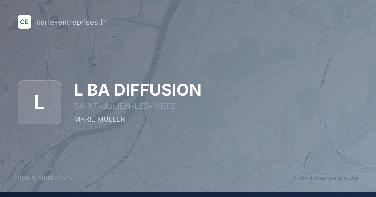 L BA DIFFUSION — 484644547 — fiche entreprise
