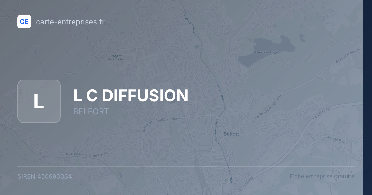 L C DIFFUSION — 450690334 — fiche entreprise