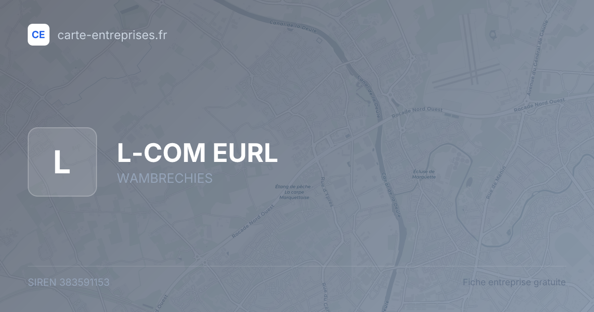 L-COM EURL — 383591153 — fiche entreprise