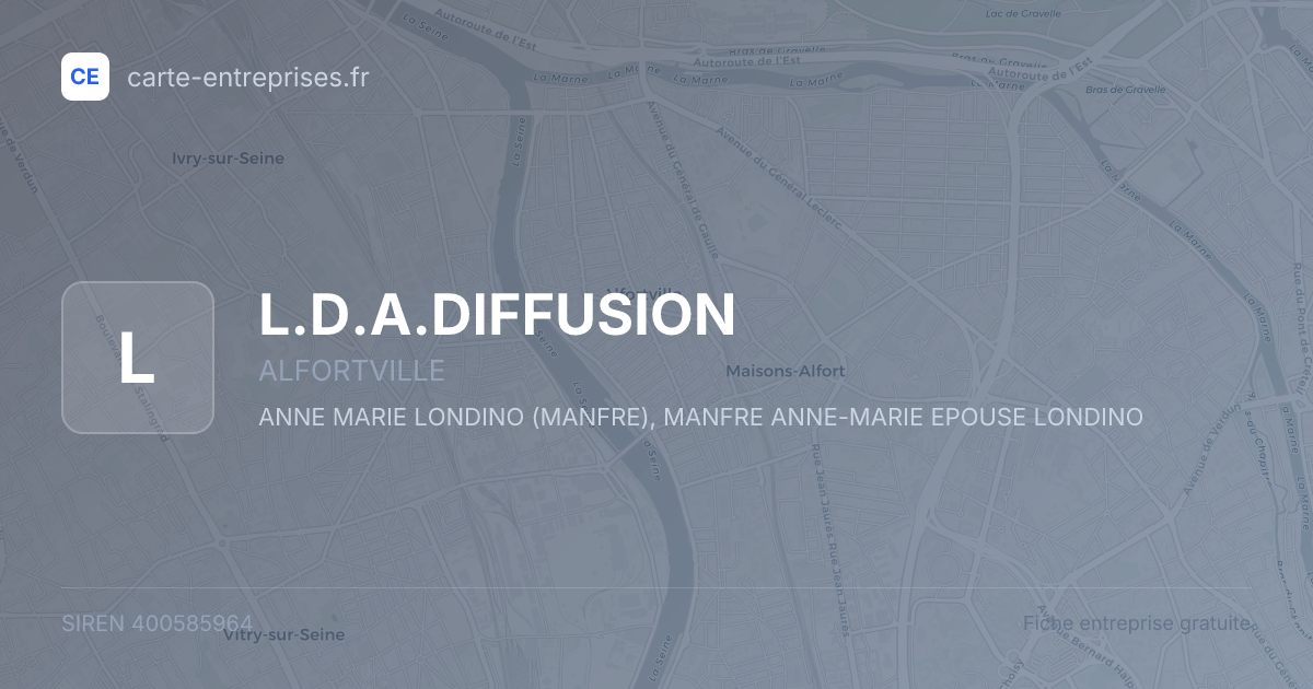 L.D.A.DIFFUSION — 400585964 — fiche entreprise