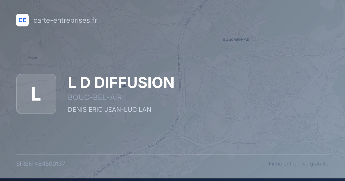 L D DIFFUSION — 484500137 — fiche entreprise